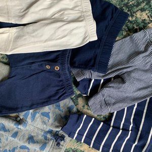 Lot of 6 Infant Pants 0-3 Months